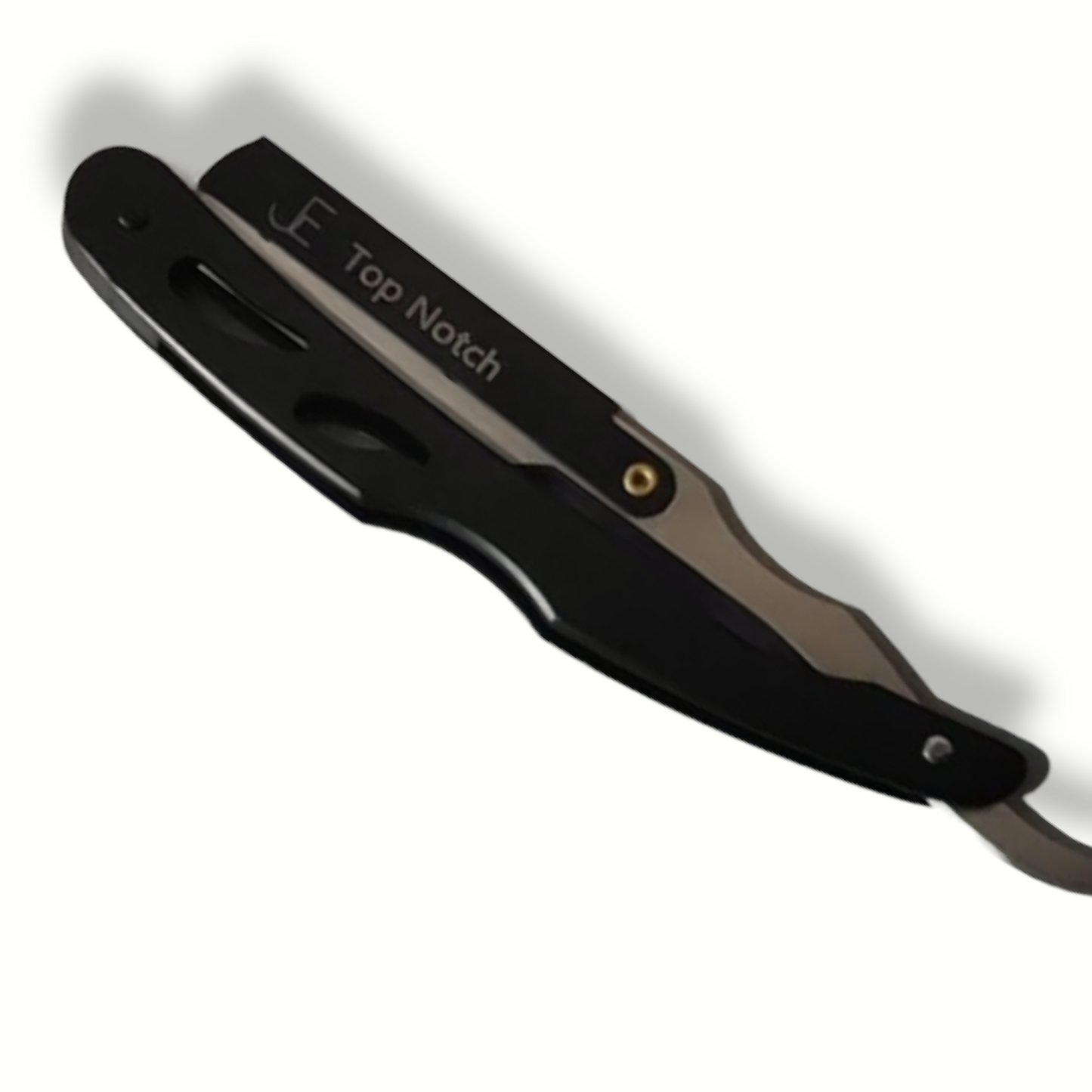 BARBER SHAVING RAZOR BLACK & SILVER