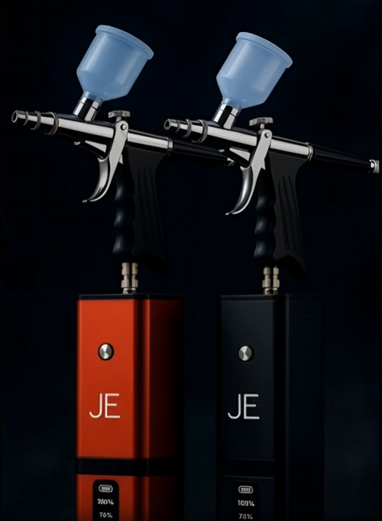 J9 Airbrush — red and black editions