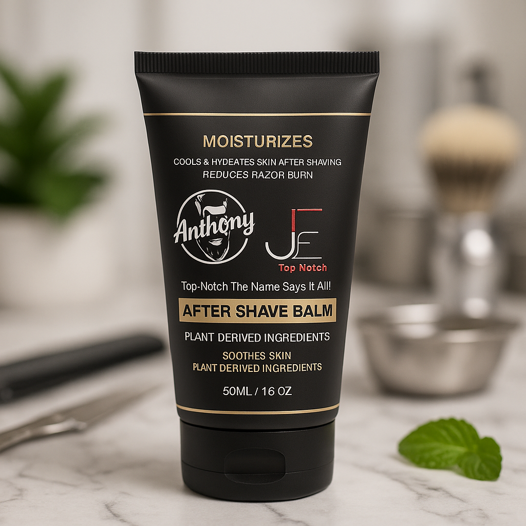 1.6 oz Natural Peppermint Essential Oil After Shave Balm(Anthony Edition)