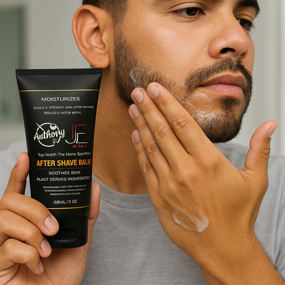 1.6 oz Natural Peppermint Essential Oil After Shave Balm(Anthony Edition)