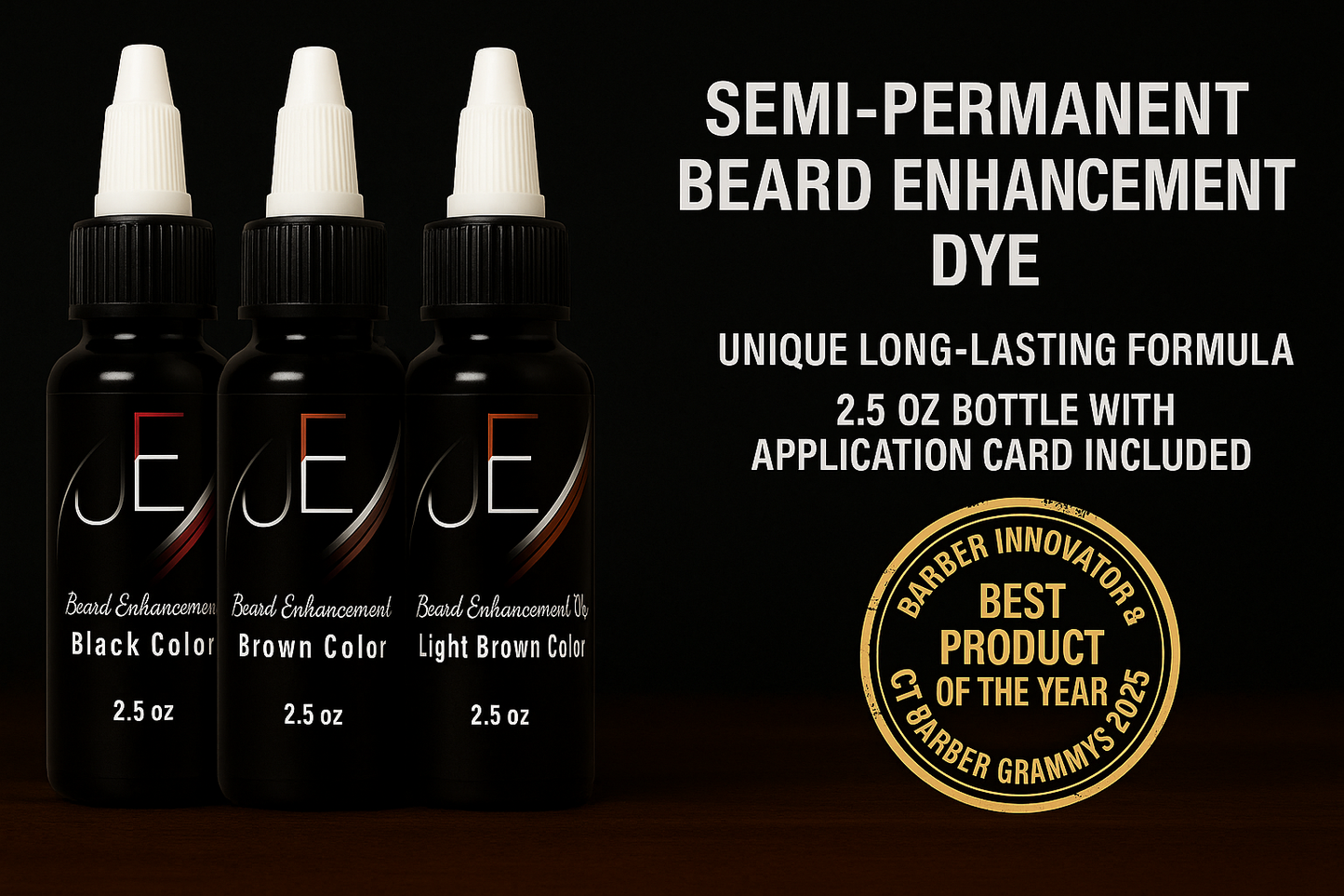 Semi-Permanent Beard Enhancement dye 2.5 OZ