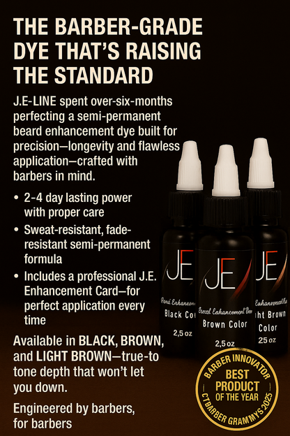 Semi-Permanent Beard Enhancement dye 2.5 OZ